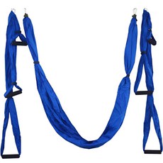marketpia 室內空中瑜伽吊床, 04 藍色, 1個