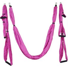 marketpia 室內空中瑜伽吊床, 02 粉紅色, 1個