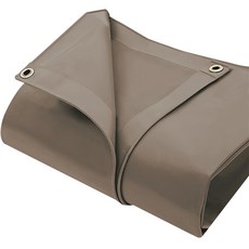 방염 PVC 그라운드시트 이너용, 브라운