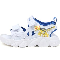 DINOSOLES 兒童 T-Rex 暴龍露趾涼鞋 DNKCD2TSOS11WHT