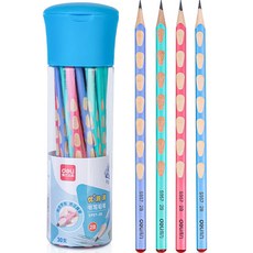 deLi 得力 新學期用品六角洞洞鉛筆 30支組, 2B, 1組