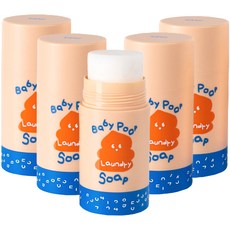 1OF30 條狀EM洗衣皂 嬰兒衣物預洗, 5個, 60g