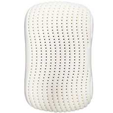 乳膠波浪花生枕頭套組, 灰色, 1個