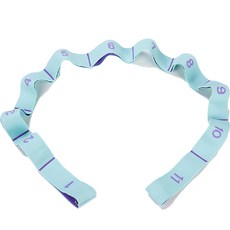 Life Sweet 瑜珈舞蹈彈性拉力帶伸展肌力運動阻力帶, 藍紫色, 1個