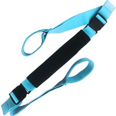 Lifesweet 芭蕾 瑜珈 伸展帶 拉力帶 繩索 居家訓練 肌力帶, 藍色