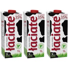 醇香牛奶保久乳, 1L, 3瓶