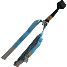 Life Sweet 居家訓練多功能握把伸展帶 瑜珈舞蹈拉力帶, 藍色, 1個