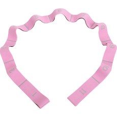 Life Sweet 瑜珈舞蹈彈性拉力帶伸展肌力運動阻力帶, 粉紅色, 1個