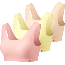 LITTLE RABBIT 女童青少年學生Berry無痕U型內衣3件組