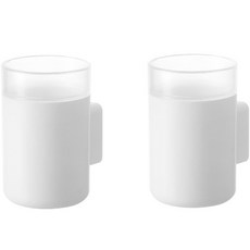JLIFE Livv 電動牙刷架, 2個, 白色