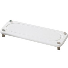 Joely 浴室杯矽藻土托盤橢圓形, 白色, 1個