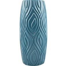 블랙트리 로맨틱 패턴 인테리어 화병, 네이비