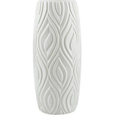 블랙트리 로맨틱 패턴 인테리어 화병, 화이트