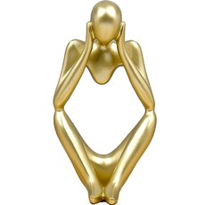 沉思者雕塑, 金色 雙下巴