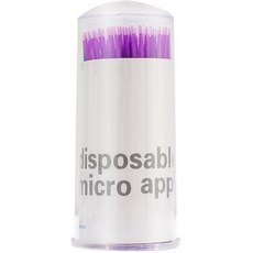 Inyen超細彩色棉花棒 紫色, 100入, 1個