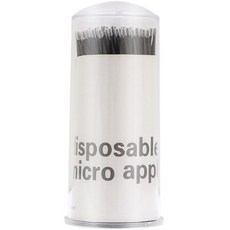 Inyen超細彩色棉花棒 黑色, 100入, 1個