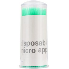 超細彩色棉花棒 綠色, 100入, 1罐