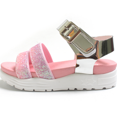 FROM'BEBE 女童 Penny 運動風繫帶涼鞋