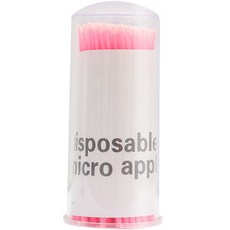 Inien超細顏色棉花棒 粉紅, 100入, 1個