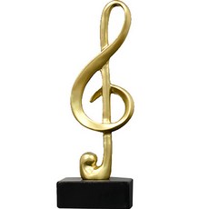 現代簡約金色音符, 高音譜號