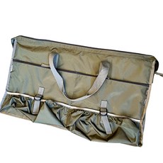 그라운드웍스 사각 캠핑 멀티백, 카키, 3단