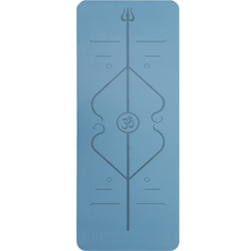 Monasif 塑身線條瑜珈墊, 麻花海軍藍