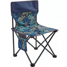 全能型便攜式工作室鋼製露營椅, 藍色, 1個