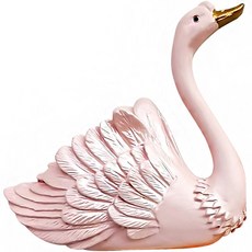 全方位天鵝開關貼紙室內裝飾小物, 粉色C