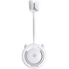 Joely吹風機架+支架組, 白色+銀色