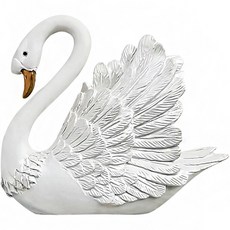 All Rounder天鵝開關貼紙室內擺飾, 白D