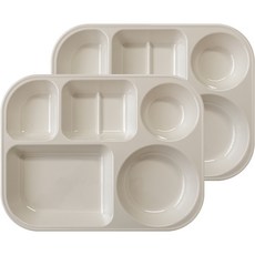 LOHJA 兒童分隔餐盤 801款, 淺米色, 單品, 2個