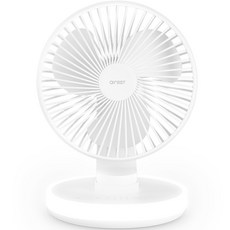 aIresT 桌上型照明旋轉風扇 AF03, 白色（AF03W）