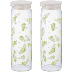 HARIO 水瓶 2p FPR-10-MS, 1L, 綠色