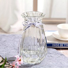 Manna&Me 日常緞帶玻璃花瓶, 透明