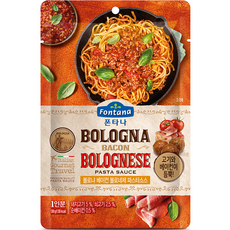 폰타나 볼로냐 베이컨 볼로네제 파스타소스, 130g, 1개