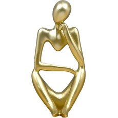 沉思者雕塑, 金色 左邊下巴