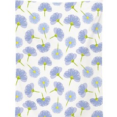 MA Kitsch圖案室內裝飾掛布 藍花, 混合色