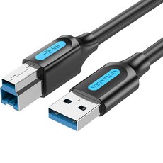 VEnTIOn 威迅 USB3.0 AM BM AB 高速傳輸線, 1.5m, 1個