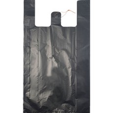 World Clean 黑色手提塑膠袋, 30L, 200個