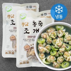 정담 동죽 조개국 500g x 2p + 건조 매생이 2g x 2p 세트 (냉동), 1세트