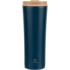LLARISSA 710不鏽鋼保溫杯, 海軍藍, 710ml, 1個