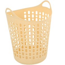 SHABATH 柔軟打孔洗衣籃, 奶油色