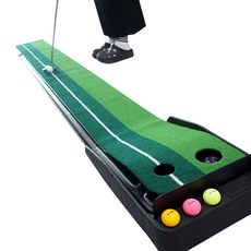 Menard 自動回球高爾夫推擊推桿練習器, 綠色, 1個