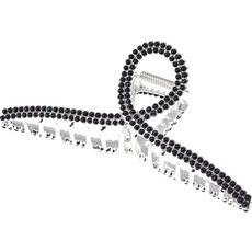 수스다 빅사이즈 진주 더블 믹스 꼬임 메탈 집게핀 유광 헤어핀 반묶음 올림머리 머리핀