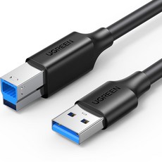 UGREEN 綠聯 USB 3.0 AM BM AB 傳輸線, 1個, 2m