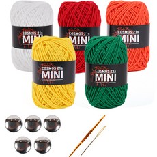 mamaknit 康乃馨胸針鉤針DIY套組, E, 1套