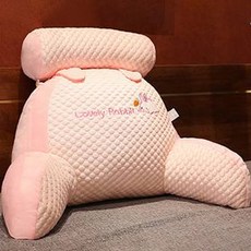 涼感布料腰部頸椎靠墊, 粉紅色