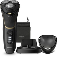 필립스 필리쉐이브 골드 에디션 전기면도기 54, S3333, 블랙 + 골드