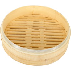 京道工業 竹製餃子蒸籠 300, 1個, 直徑 300 毫米 x 高度 75 毫米
