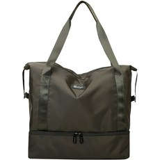 HICKIES 旅行 出差 高爾夫 健身 可掛行李箱 波士頓包 HDB30, 霧面卡其色